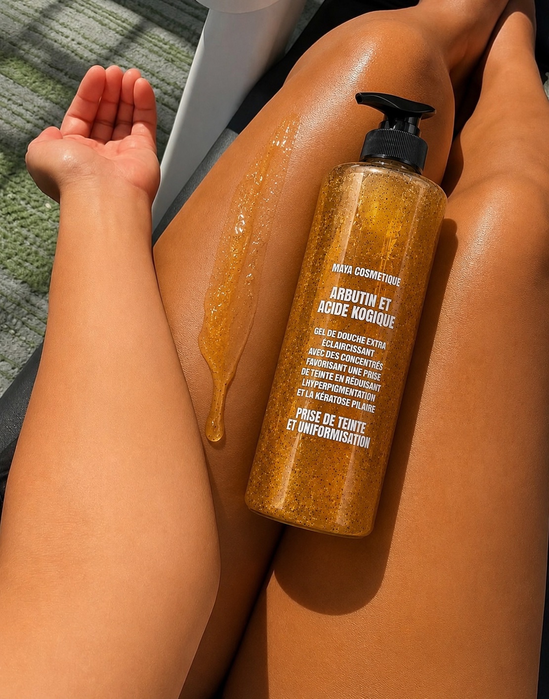 Gel douche éclaircissant